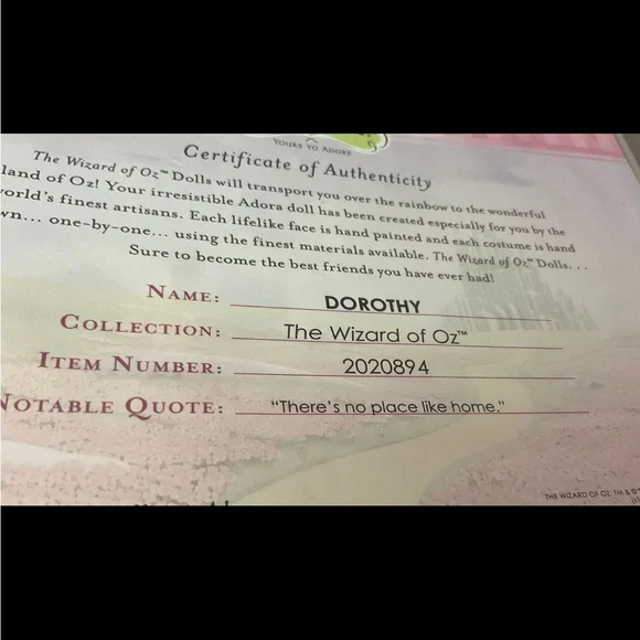 Dorothy “Adora doll “ - Picture 5 of 5